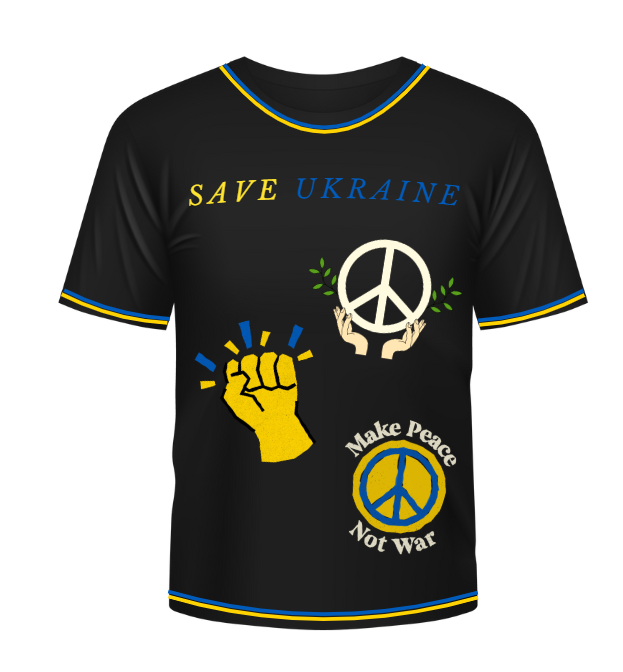 Buy this tshirt! All proceeds go to saving Ukrainian citizens.